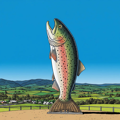 Adaminaby Big Trout Fridge Magnet