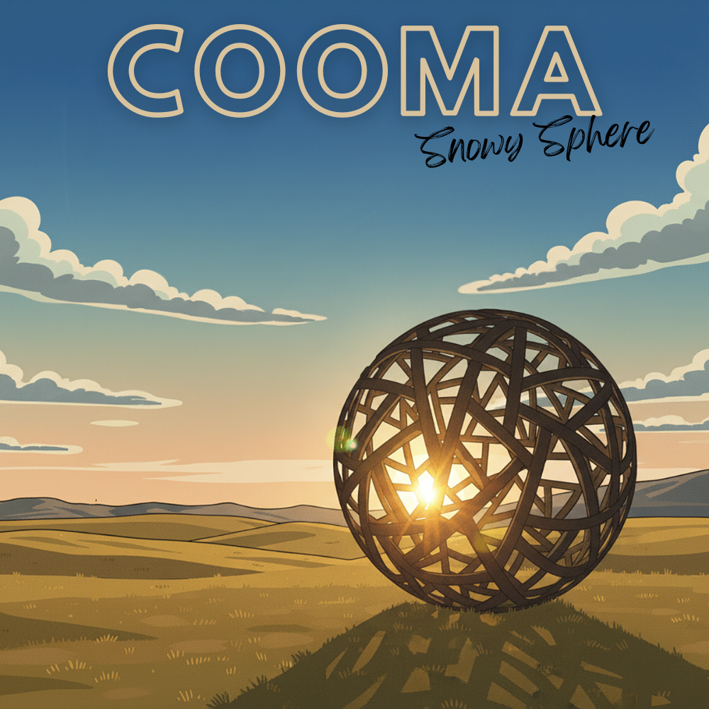 Cooma - Snowy Sphere Fridge Magnet