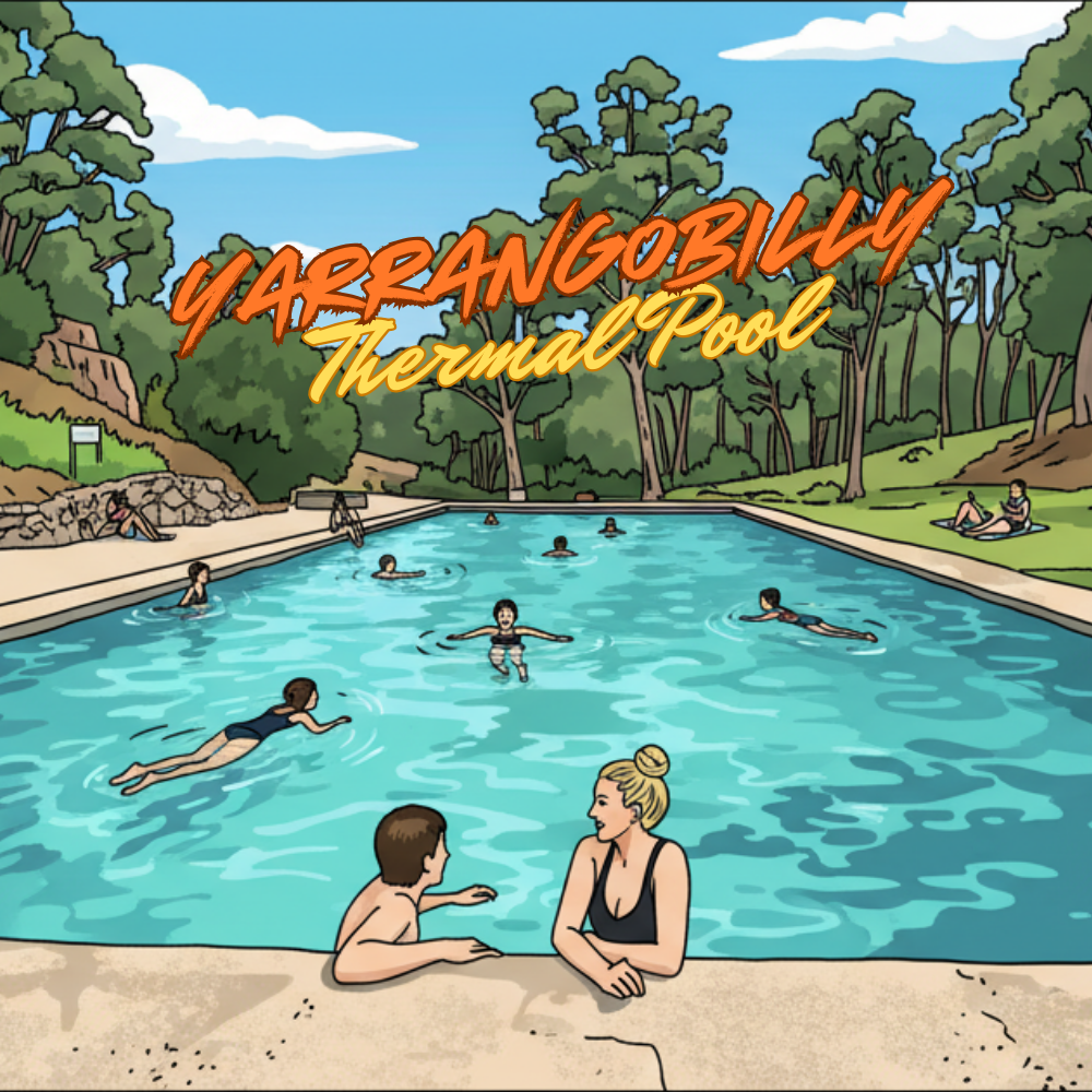 Yarrangobilly Thermal Pool Fridge Magnet