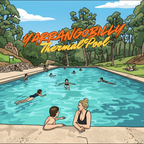 Yarrangobilly Thermal Pool Fridge Magnet