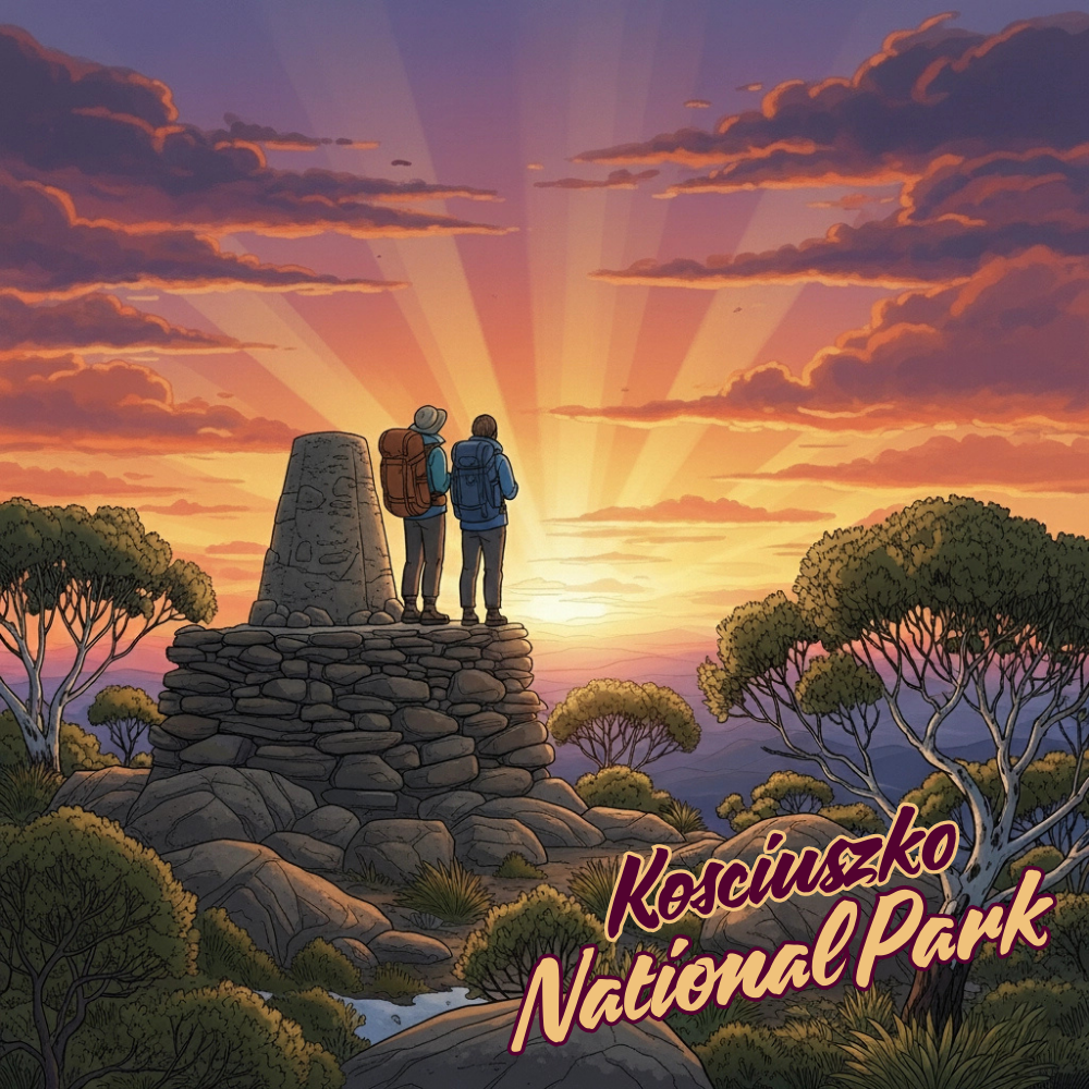 Sunset on the Roof Fridge Magnet